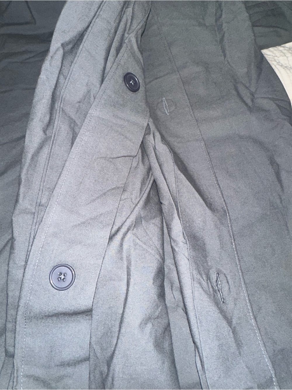 QUINCE 100% Organic Cotton Duvet Cover w/Shams Charcoal Gray King/CalKing - NWOT - Picture 4 of 6